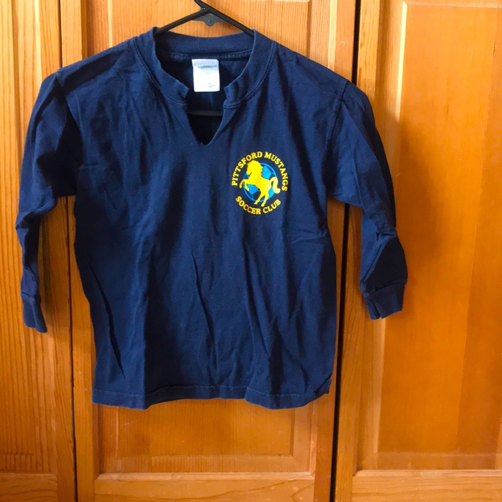 Pittsford Mustangs soccer club shirt